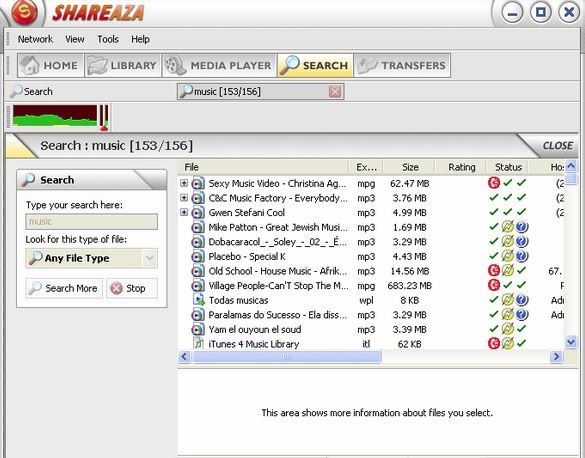 shareaza pour windows 7 64 bits