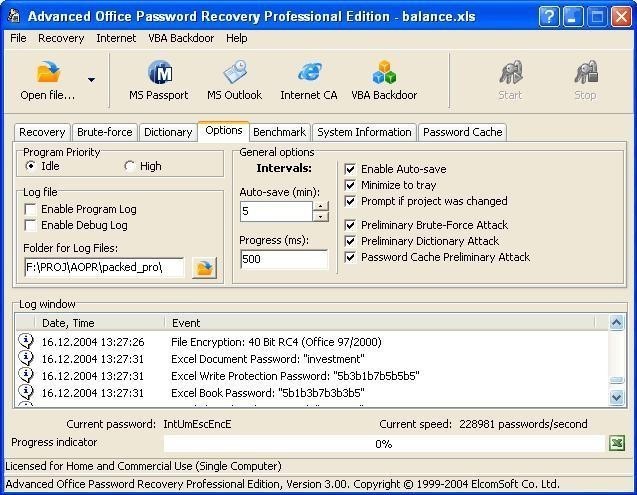 Advanced Office Password Recovery - Free Download