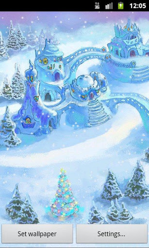 Snow Village Live Wallpaper for Android - Free Download