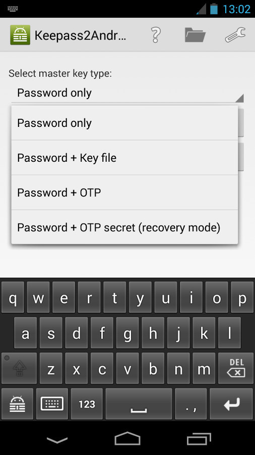 Password only. KEEPASS для андроид. KEEPASSDROID пароли. Менеджер паролей андроид. Мастер пароль андроид.