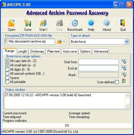 grado Eliminar vitamina Advanced Archive Password Recovery - Descargar Gratis