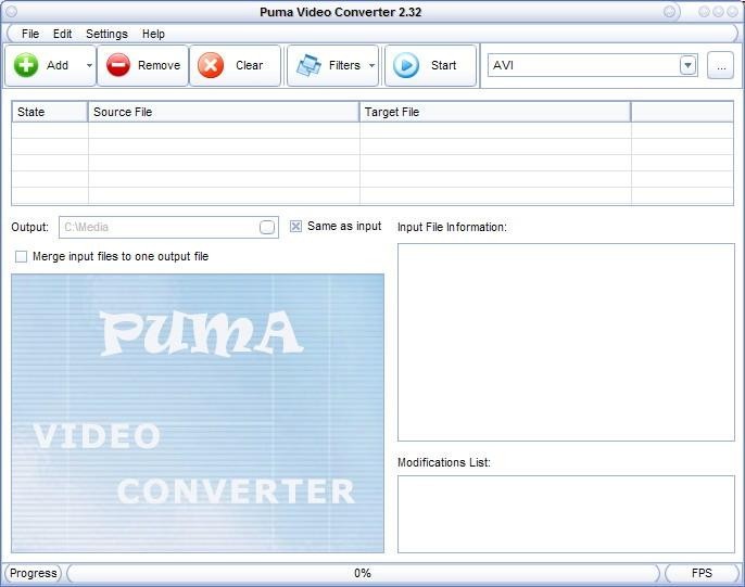 puma video converter