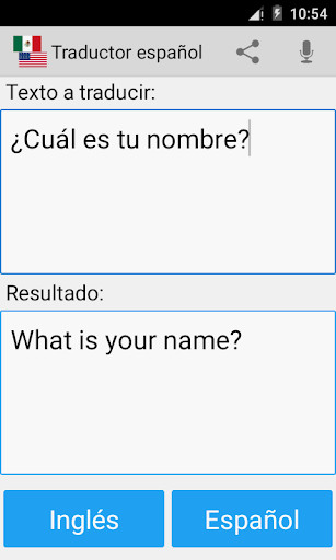 altavoz En el nombre Chorrito Español Inglés Traductor para Android - Descargar Gratis