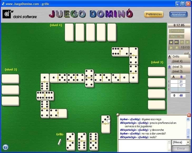 Juego Domino - Descargar