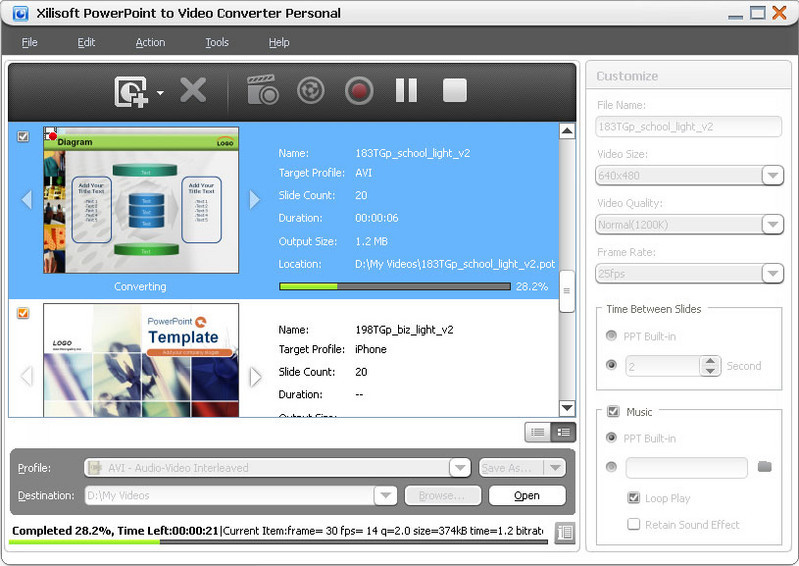pobre código absceso Xilisoft PowerPoint to Video Converter - Descargar Gratis