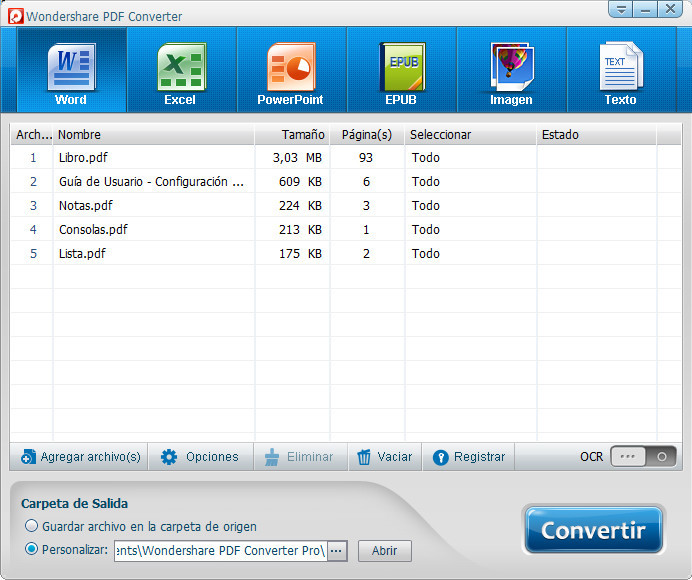 Descargar convertidor de pdf a word gratis en español full
