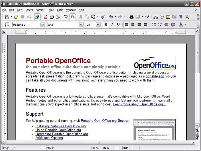 Portable Apache OpenOffice.org