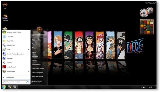 Descargar Tema One Piece para Windows 7 Gratis