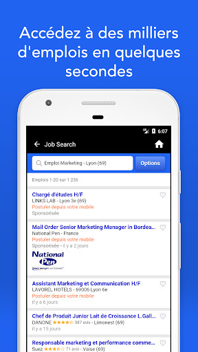 emploi - indeed jobs pour android