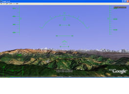 Simulador de vuelo en Google Earth en milbits