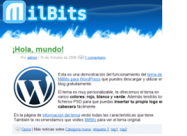 ¡Liberamos nuestro tema para Wordpress! en milbits