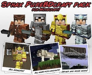 Textura de Minecraft: Sphax PureBDCraft