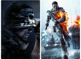 Call of Duty: Ghosts vs. Battlefield 4 en milbits