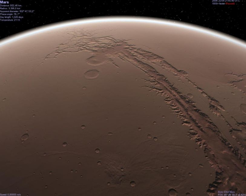 Celestia Mars Screenshot
