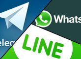 ¿Cuál es la mejor app de mensajería: WhatsApp, Telegram o LINE? - Infografía en milbits
