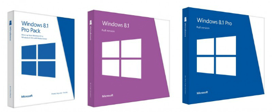 Opciones de compra Windows 8.1