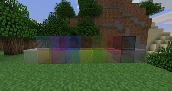 Cristales de colores en Minecraft 1.7