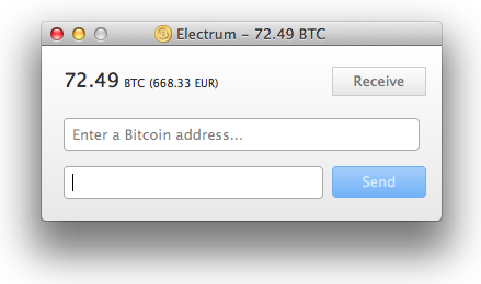 Electrum es una de las aplicaciones para gestionar Bitcoins