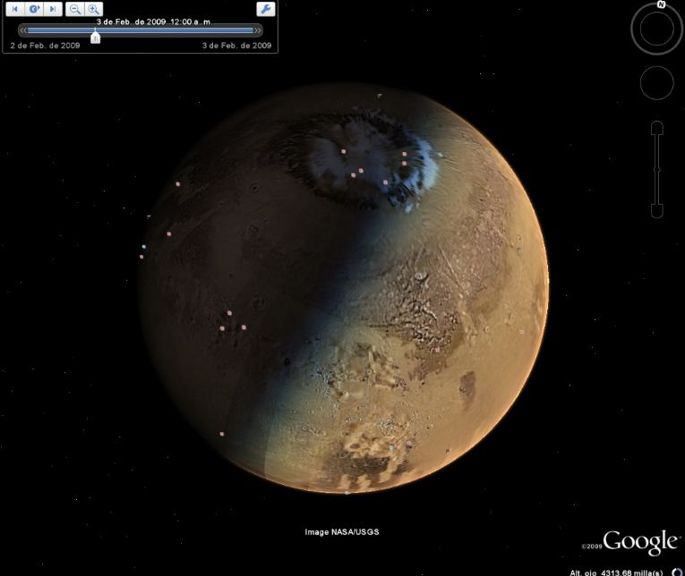 Marte Google Earth