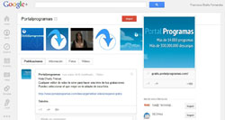 Google+ PortalProgramas