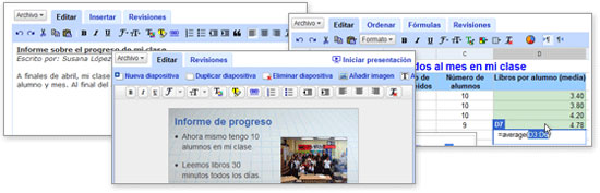 Google Docs comparte tus documentos, hojas de calculo y presentaciones online