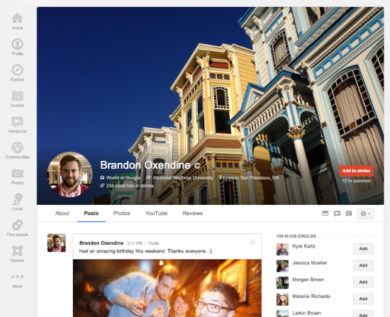 Google+ aumenta el tamaño de la foto de portada