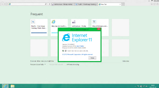 Internet Explorer 11 para Windows 8