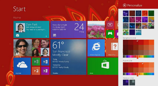 Más opciones de personalización en Windows 8.1