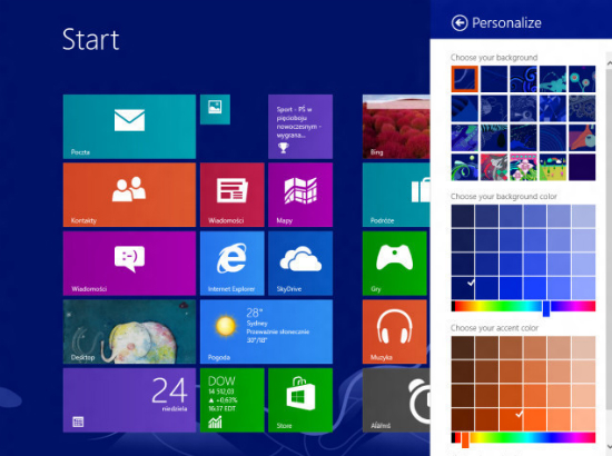 Más personalización para Windows 8