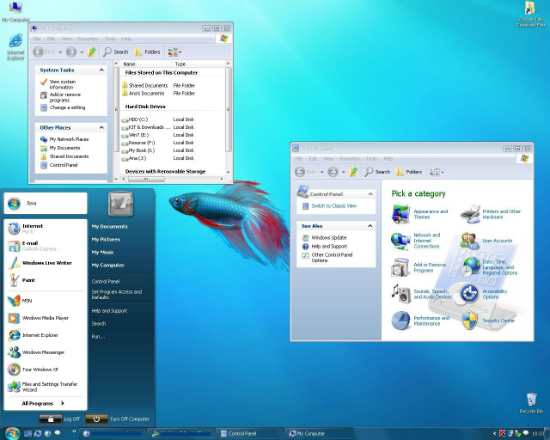 Consigue el aspecto de Windows 7 con Seven Remix X