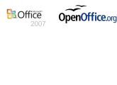 Office 2007 versus OpenOffice 3.0 en milbits