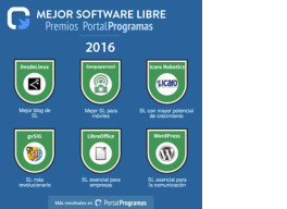 Los ganadores a los mejores programas y blog de Software Libre en los Premios PortalProgramas 2016 en milbits